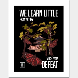 We learn little from victory much from defeat RECOLOR 02 Posters and Art